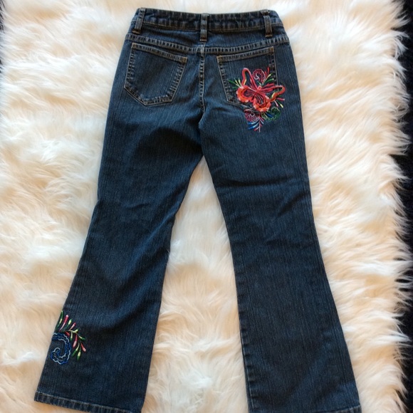 Arizona Jeans girls 8 butterfies stretch - Picture 3 of 4